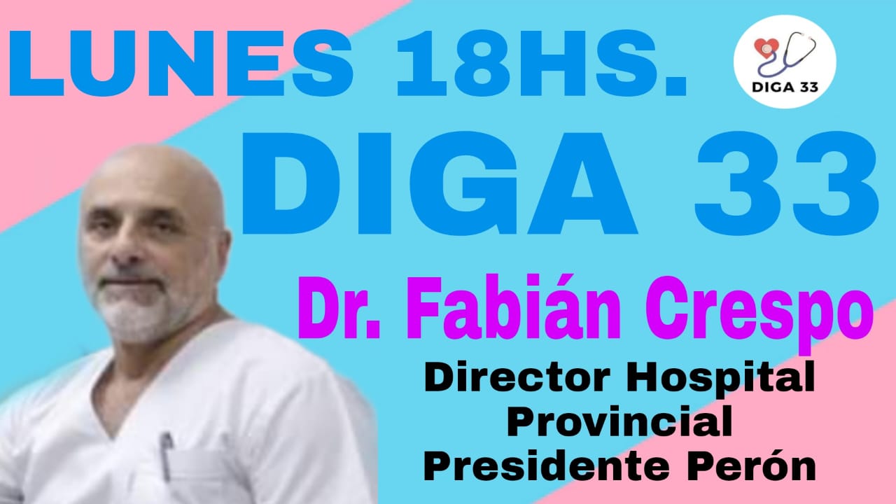 Dr. Fabián Crespo, director del Hospital Provincial Presidente Perón de Avellaneda