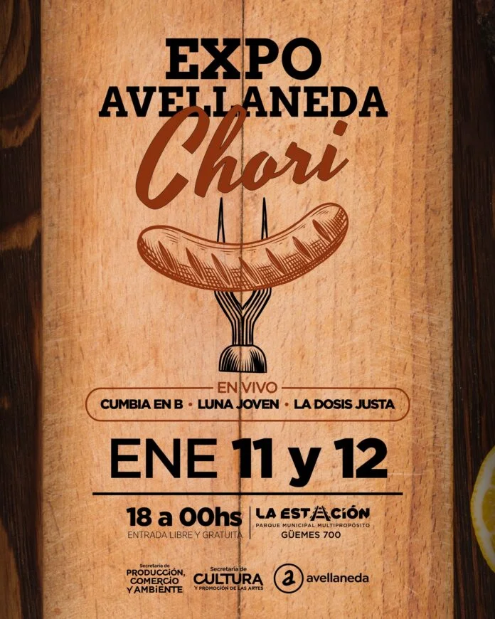 Avellaneda se prepara para la Expo Chori en el Parque La Estación