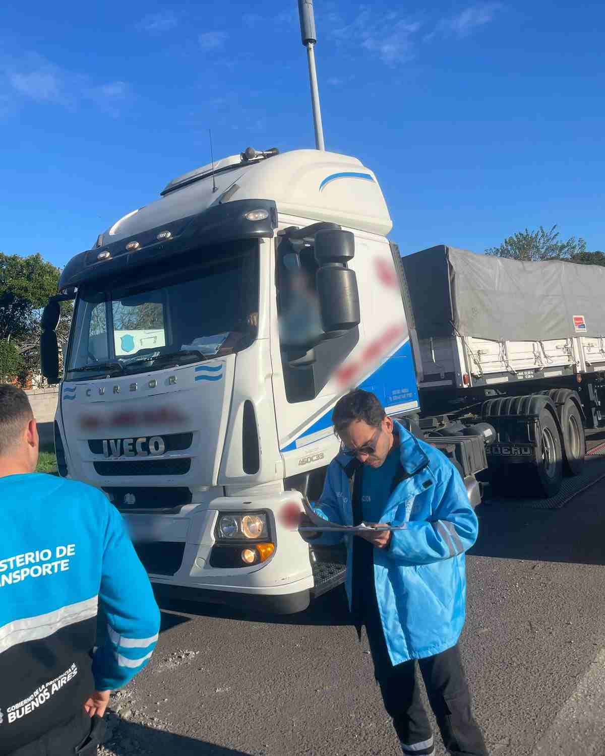 Grave: el 20% de los camiones controlados en Quilmes y Avellaneda circulaban con sobrecarga