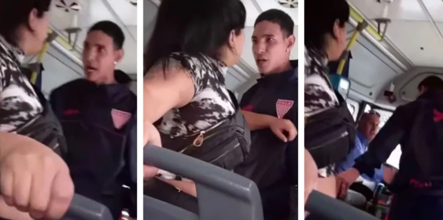 Budge: Se viralizó una violenta discusión entre un hombre y una mujer en un colectivo