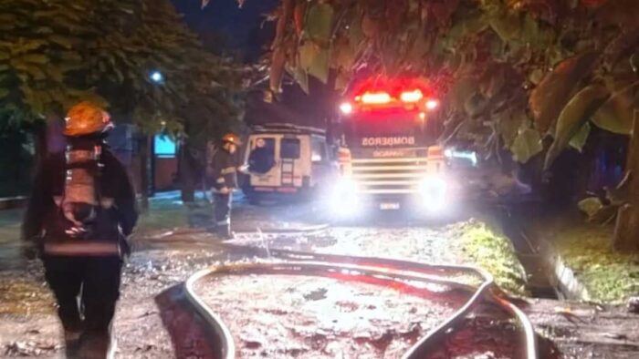 Incendio en una vivienda de Monte Grande