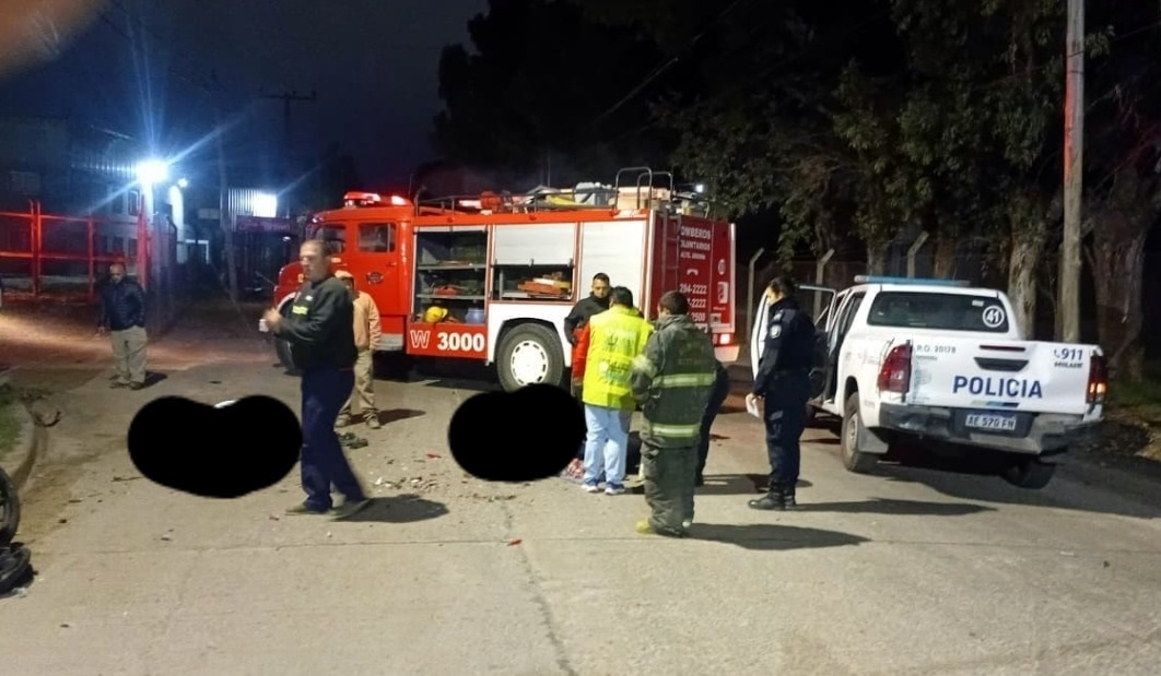 Burzaco: dos motociclistas murieron en un violento choque en el Parque Industrial