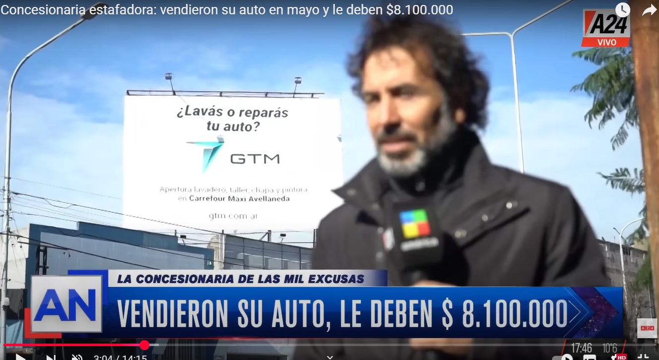 Denuncian estafas millonarias en concesionaria GTM de Avellaneda