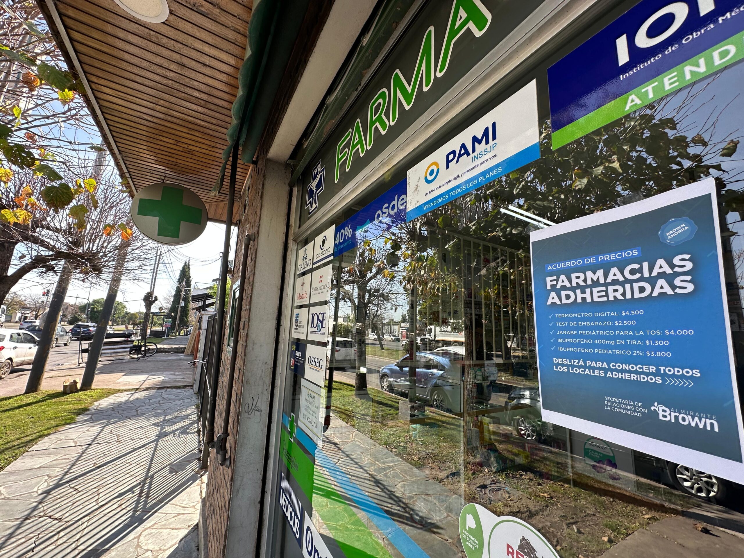 Brown: El Municipio lanzó un acuerdo con farmacias y los vecinos tendrán descuentos