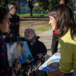 Cecilia Soler supervisó el avance de la obra de refacción integral de Plaza Belén en Bernal Oeste