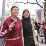 Mayra Mendoza inauguró la puesta en valor integral de la plaza Santo Domingo de Ezpeleta Oeste acompañada de cientos de vecinos
