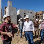 Cascallares recorrió las obras del nuevo barrio de viviendas en Don Orione