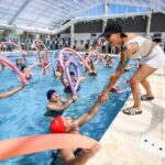 Quilmes: Mayra Mendoza inauguró las actividades del nuevo natatorio municipal de San Francisco Solano