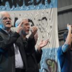 Ferraresi y Taiana encabezaron un acto multitudinario en Avellaneda: todas las voces presentes