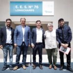 Kicillof, Cascallares y Fabiani inauguraron dos establecimientos educativos en Longchamps