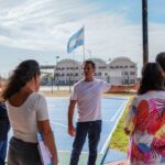 Julián Álvarez supervisó el avance de las obras en distintas instituciones educativas de Lanús