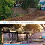 El Municipio de Lanús continúa con las obras del sendero seguro para las escuelas “John F. Kennedy” y “Cnel. Luis Piedrabuena”