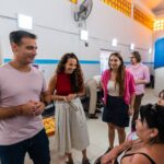 Julián Álvarez recorrió una nueva jornada de salud para infancias en la Unidad Sanitaria “Dr. Nicolás Natiello” de Monte Chingolo