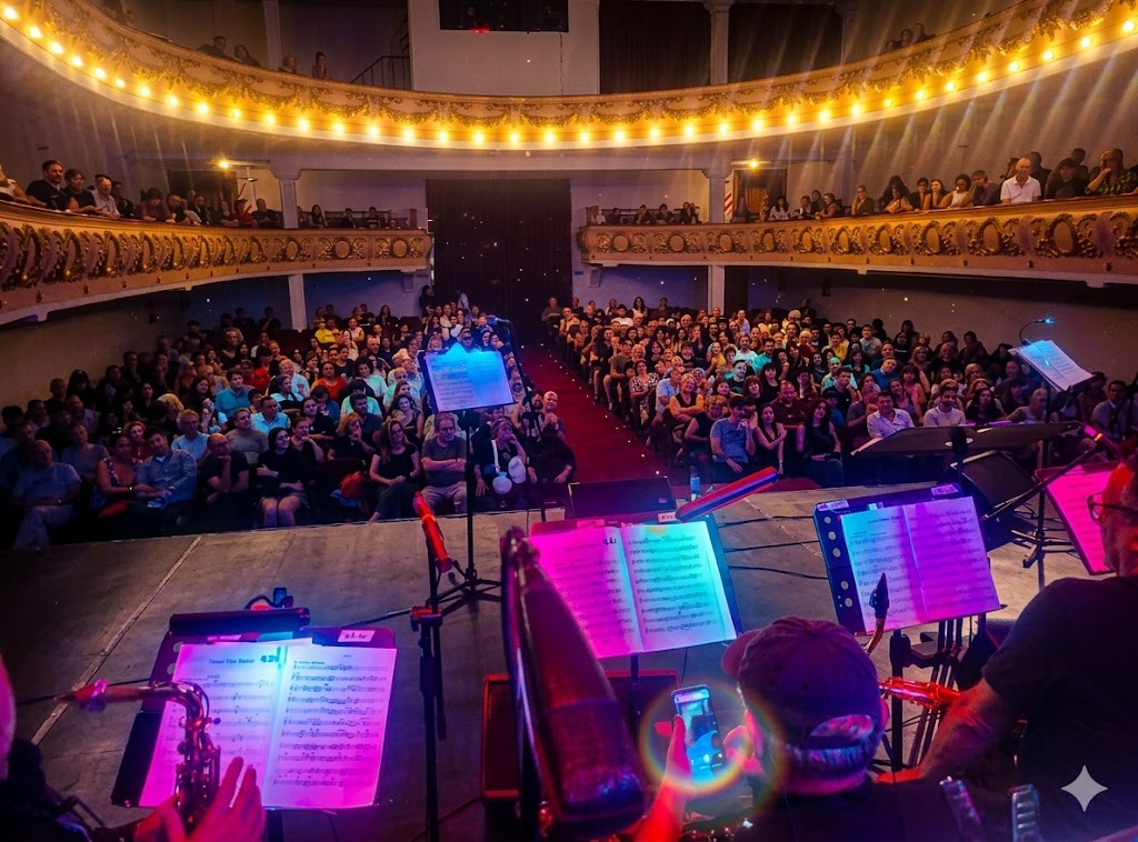 LA AVELLANEDA BIG BAND ENCENDIÓ EL ROMA EN UNA NOCHE HISTÓRICA DE PASADO, PRESENTE Y FUTURO