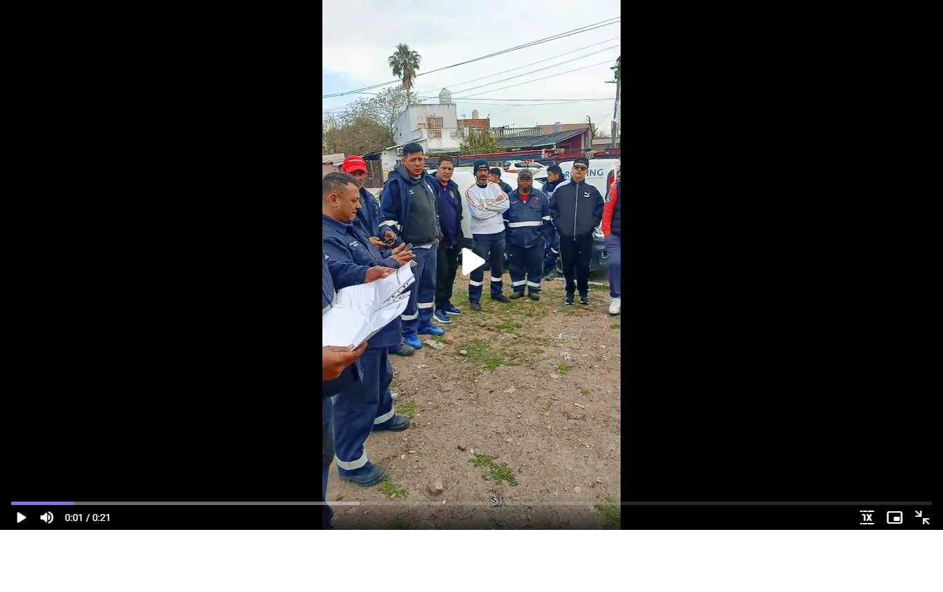 ASAMBLEA EN SOLANO: MÁS DE 100 TRABAJADORES DE ROWING SE PLANTAN EN EL PARQUE LINEAL EN RECLAMO DE MEJORAS SALARIALES Y TRABAJO DIGNO